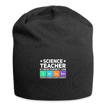 Teacher of Science Teacher Teacher - Jersey Beanie - black - Front