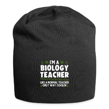 Professeur de biologie De biologie - Bonnet en jersey - noir - Devant