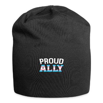 Transgender ally Transgender ally - Jersey Beanie - black - Front