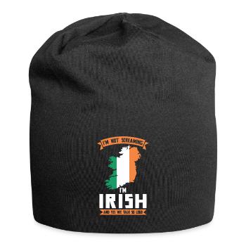 Irish Ireland Irish Gift - Jersey Beanie - black - Front