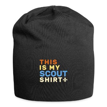 Scouting Scouting cadeau - Bonnet en jersey - noir - Devant