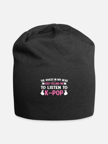K-Pop K-Pop Geschenk - Jersey-Beanie - Schwarz