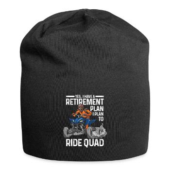 Quad-Radtour Quad Quad Geschenk - Jersey-Beanie - Schwarz - Vorne