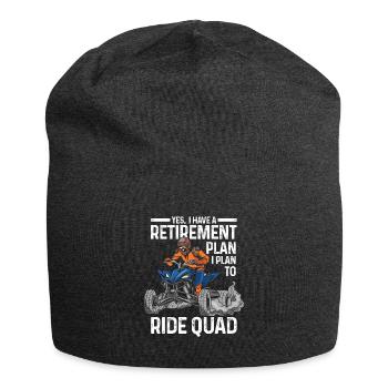 Quad-Radtour Quad Quad Geschenk - Jersey-Beanie - Anthrazit - Vorne