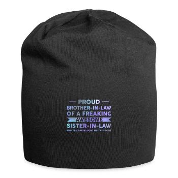 Beau-frère Beau-frère Beau-frère Cadeau - Bonnet en jersey - noir - Devant