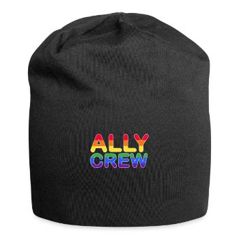 Verbündete Besatzung LGBT-Verbündete Besatzung - Jersey-Beanie - Schwarz - Vorne