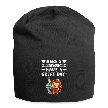 Bubble Tea Bubble Tea Fan Articles Bubble - Jersey Beanie - black - Front