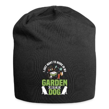 Plants, gardening, plants - Jersey Beanie - black - Front
