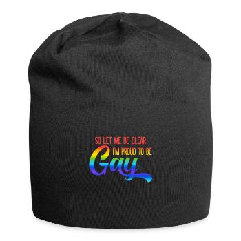 Gay Pride Gay Pride Gift - Jersey Beanie - black - Front
