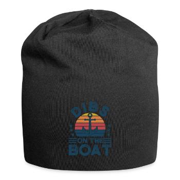 Kapitän Kapitäne Bootfahren Geschenk - Jersey-Beanie - Schwarz - Vorne