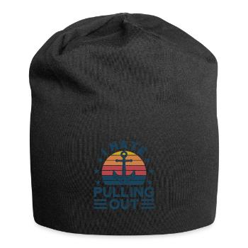 Kapitän Kapitäne Bootfahren Geschenk - Jersey-Beanie - Schwarz - Vorne