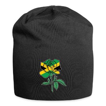 Flagge Rose Deutsche Deutsche Flagge Geschenk - Jersey-Beanie - Schwarz - Vorne