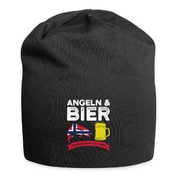 Angler Norwegisch Angeln Norwegen Norwegen Gesche - Jersey-Beanie - Schwarz - Vorne