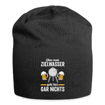 Bogen Sport Bogenschießen Bogen Geschenk - Jersey-Beanie - Schwarz - Vorne