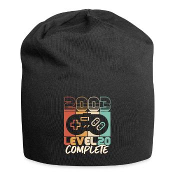 20th birthday vintage 2003 Level 20 Complete - Jersey Beanie - black - Front