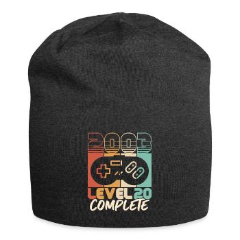 20 Geburtstag Jahrgang 2003 Level 20 Complete - Jersey-Beanie - Anthrazit - Vorne