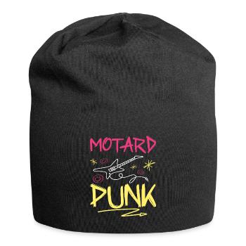 Fan De Motos Motard Punk Rock - Bonnet en jersey - noir - Devant