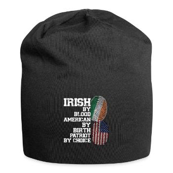 Irland Irisch Irische Wurzeln Geschenk - Jersey-Beanie - Schwarz - Vorne