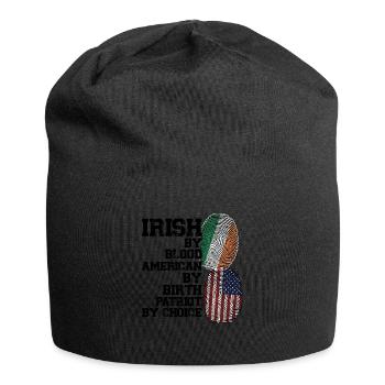 Irland Irisch Irische Wurzeln Geschenk - Jersey-Beanie - Schwarz - Vorne