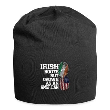 Irland Irisch Irische Wurzeln Geschenk - Jersey-Beanie - Schwarz - Vorne