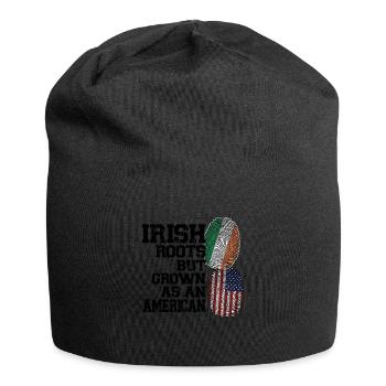 Irland Irisch Irische Wurzeln Geschenk - Jersey-Beanie - Schwarz - Vorne