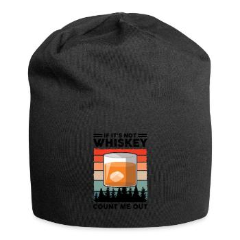 Whiskey trinken Whiskey trinken Whiskey Geschenk - Jersey-Beanie - Schwarz - Vorne