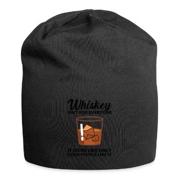 Whiskey trinken Whiskey trinken Whiskey Geschenk - Jersey-Beanie - Schwarz - Vorne