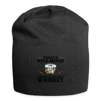 Whiskey trinken Whiskey trinken Whiskey Geschenk - Jersey-Beanie - Schwarz - Vorne