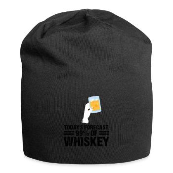Whiskey trinken Whiskey trinken Whiskey Geschenk - Jersey-Beanie - Schwarz - Vorne