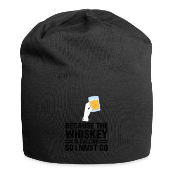 Whiskey trinken Whiskey trinken Whiskey Geschenk - Jersey-Beanie - Schwarz - Vorne