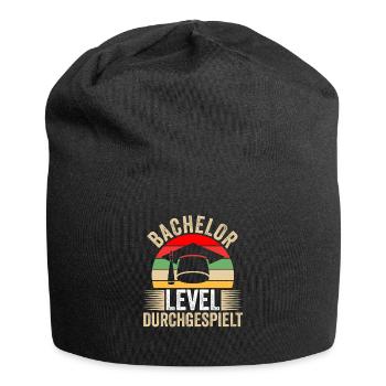 Bachelor Prüfung Bachelor Prüfung Geschenk - Jersey-Beanie - Schwarz - Vorne