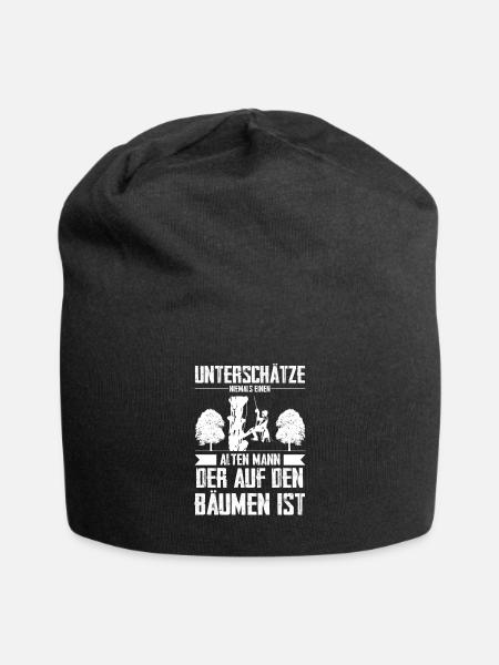 Baumpfleger Forstwirt Arborist Geschenk - Jersey-Beanie - Schwarz