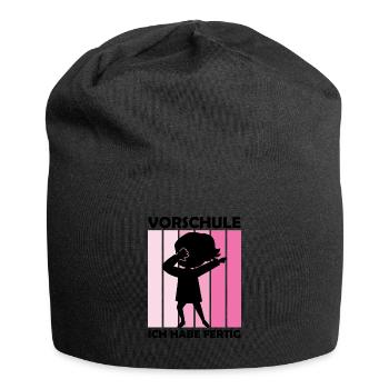 Vorschule Dabbing Vorschulkind Geschenk - Jersey-Beanie - Schwarz - Vorne