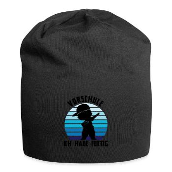 Vorschule Dabbing Vorschulkind Geschenk - Jersey-Beanie - Schwarz - Vorne