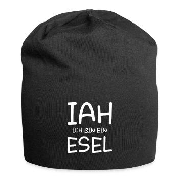 Donkey Costume Carnival Donkey IAH I'm a Donkey - Jersey Beanie - black - Front