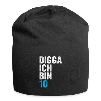 Digga I'm 10th Birthday Boy 10th Birthday - Jersey Beanie - black - Front