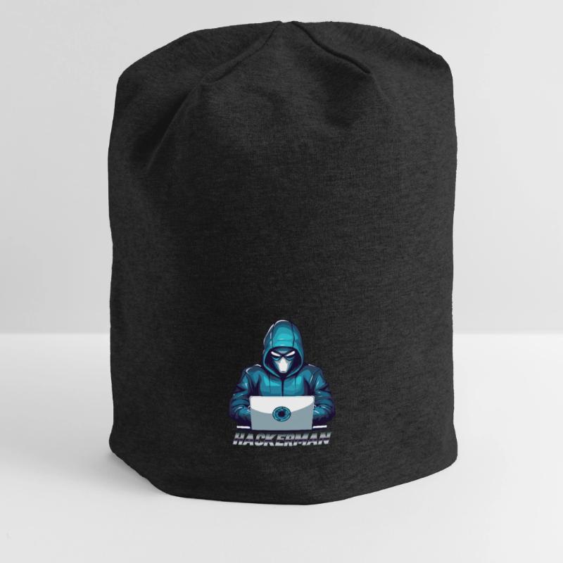 Hacker Meme Cyber Security Hacking Hackerman Jersey-Beanie