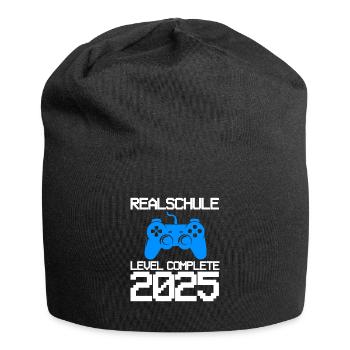 Realschule Ausbildung Realschule beendet Geschenk - Jersey-Beanie - Schwarz - Vorne