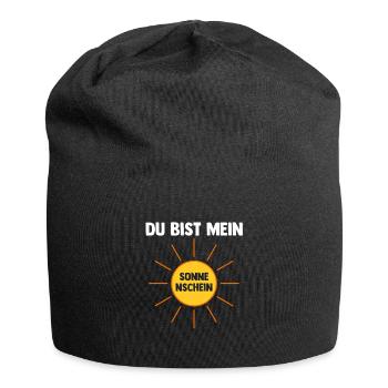 Familie Sonne Verwandte Geschenk - Jersey-Beanie - Schwarz - Vorne