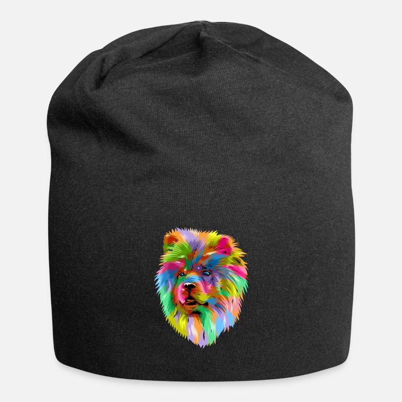 Chow Chow cadeau de race de chien - Bonnet en jersey - noir
