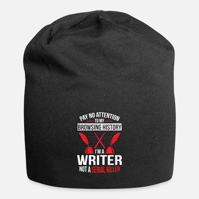 Writing author writer writer creator novel - Jersey Beanie - black