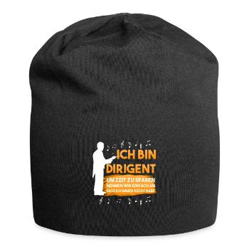 Dirigent Recht Haben Zeit sparen - Jersey-Beanie - Schwarz - Vorne