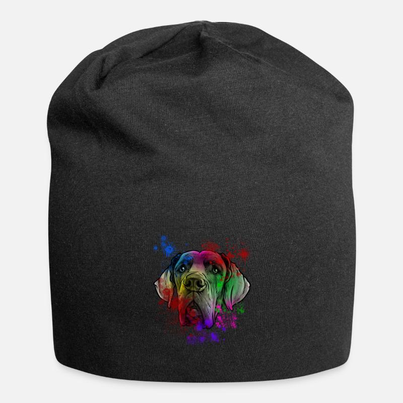 Chien de dogue allemand - Bonnet en jersey - noir