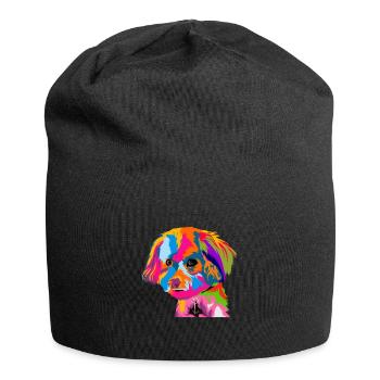 Bolonka Hund Hunderasse - Jersey-Beanie - Schwarz - Vorne