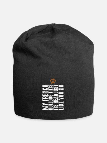 Bouledogue français - Jersey-Beanie - sort