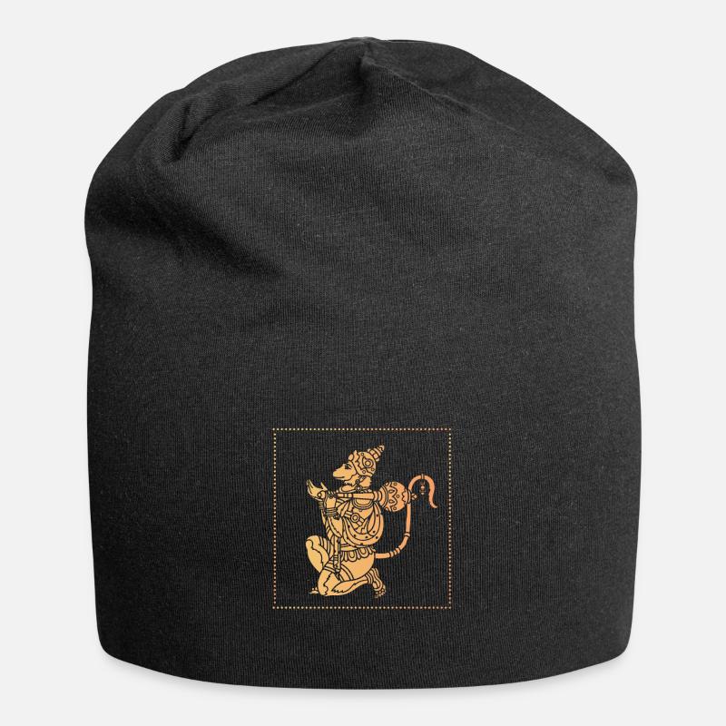 Hanuman Affe Ramayana - Jersey-Beanie - Schwarz