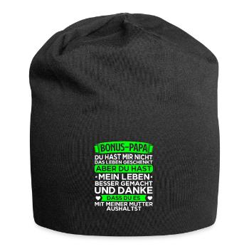 Bonus Papa - Jersey-Beanie - Schwarz - Vorne
