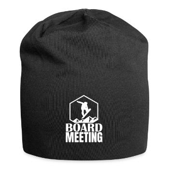 Board Meeting - Jersey-Beanie - Schwarz - Vorne
