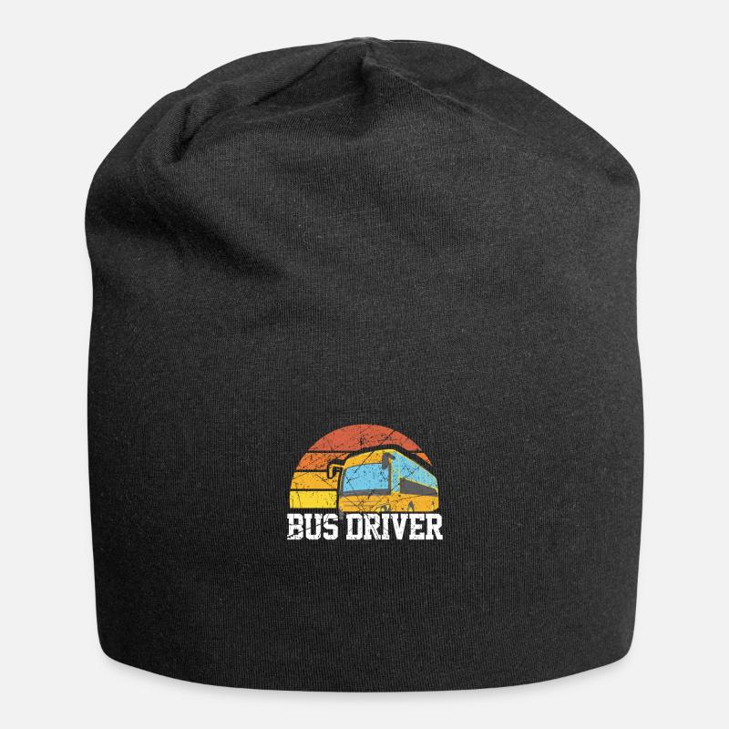 Bus Driver School Bus - Jersey-Beanie - Schwarz