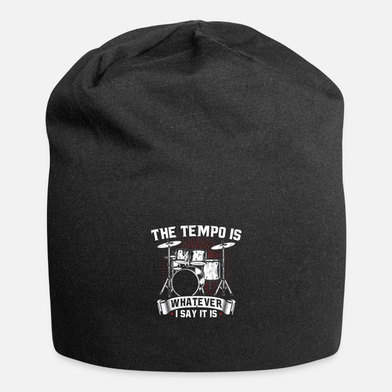 Drummer - Jersey-Beanie - Schwarz
